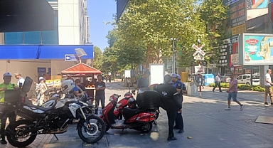 Zabıta ve Emniyetten motosiklet denetimi