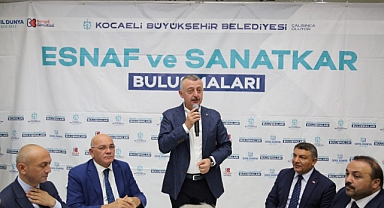 Başkan Büyükakın, Dilovası esnafıyla buluştu