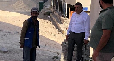 Başkan Şayir, çalışmaları yerinde inceledi