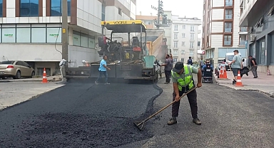 Köşklü Çeşme’de Asfalt Çalışması
