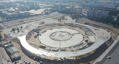 Milli İrade Meydanı'ndaki otoparkta sona doğru