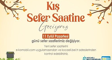 Ulaşıma kış tarifesi düzenlemesi