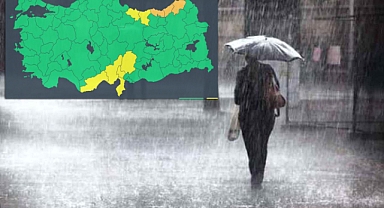 AFAD'dan kuvvetli yağış uyarısı