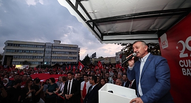 Başkan Büyükakın: Türkiye Cumhuriyeti devleti ilelebet payidar olacaktır