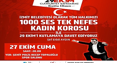 Bin Ses Tek Nefes Kadın Korosu konseri için servis kaldırılacak