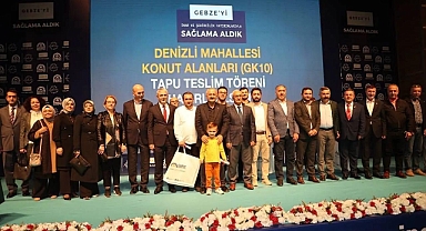 Denizli Mahallesi’nde 1683 kişiye Tapuları Takdim Edildi
