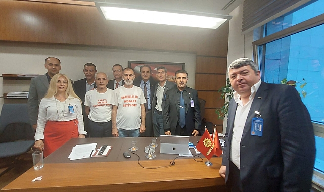 Gebzeli emekliler Mecliste İskender Bayhan ile görüştü