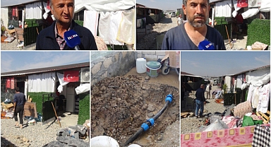 Geçici barınma merkezinde kalan depremzedeler muhatap bulamamaktan şikayetçi