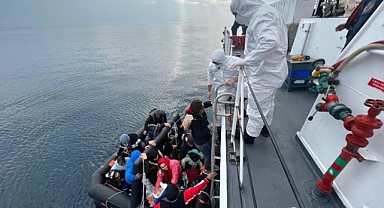 İzmir açıklarında düzensiz göçmen hareketliliği