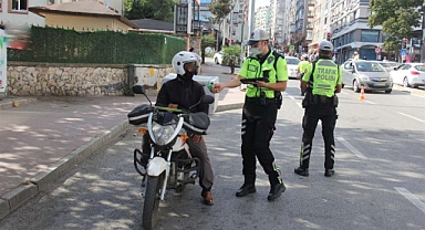 Kural ihlali yapan 7380 motosiklet sürücüsüne işlem yapıldı