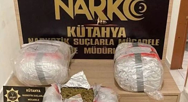Kütahya'da 17 kilogram sentetik uyuşturucu ele geçirildi
