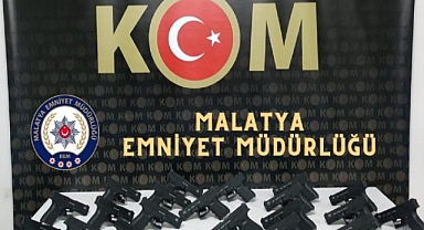 Malatya’da çok sayıda silah ele geçirildi