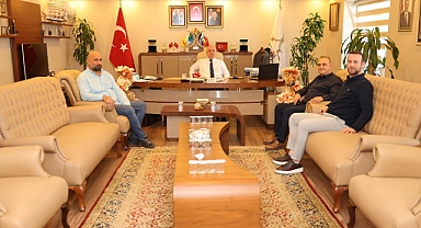 Murat Köksal, Gebze ve Darıca Protokolünü ziyaret etti; Sanayi’yi ve sporu konuştular 