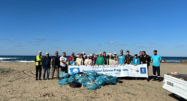 Uzunkum'da 315 kg ve 1642 parça atık toplandı