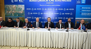 2060 yılına kadar susuzluk yaşatmayacak olan 'Bursa Çınarcık İçme Suyu Projesi'ne başlandı