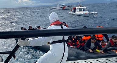Balıkesir ve Muğla'da 101 düzensiz göçmen karaya çıkarıldı