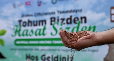 Çiftçilere kırmızı mercimek tohumu desteği