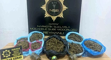 Hatay'da 5 kilo 20 gram esrar ele geçirildi