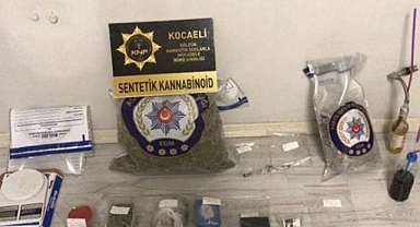 Kocaeli'de 1 kilo 76 gram sentetik uyuşturucu ele geçirildi