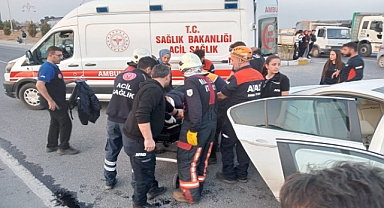 Malatya’da 2 araç çarpıştı 3 yaralı