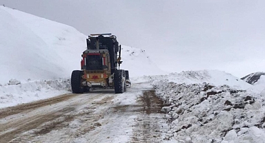 Rize'de kar nedeniyle 26 köy yolu ulaşıma kapandı