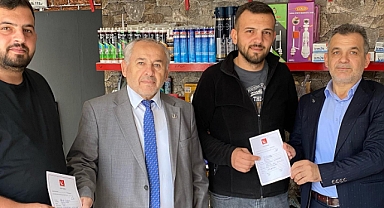 Yeniden Refah Partisi Gebze'den esnaf ziyareti