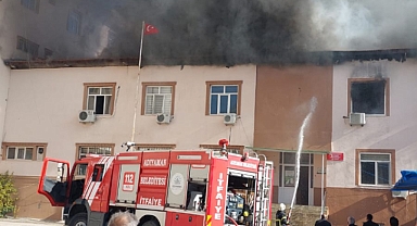 Adıyaman İl Tarım ve Orman Müdürlüğü binasında yangın çıktı