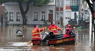 Almanya’da yoğun yağışlar nedeniyle sel alarmı