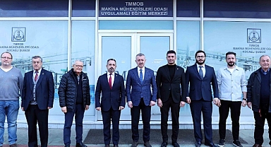 Başkan Büyükakın, Makine Mühendislerine konuk oldu
