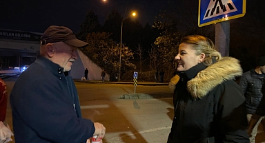 Başkan Hürriyet, güne Alikahya’da işçileri ziyaret ederek başladı