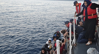 Çanakkale açıklarında düzensiz göçmen operasyonu