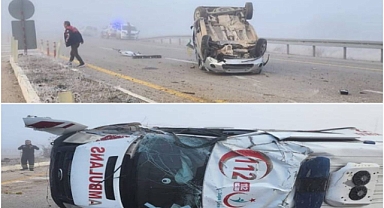 Elazığ’da zincirleme trafik kazası: 4 yaralı