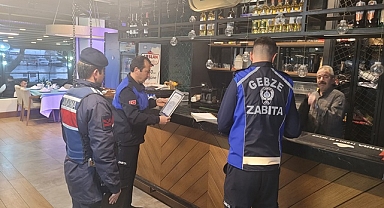 Gebze Zabıtasından Yılbaşı Denetimleri