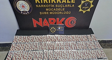 Kırıkkale'de çok sayıda uyuşturucu madde ele geçirildi: Bir gözaltı