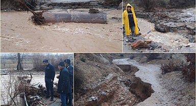 Malatya'da sağanak yağış sele dönüştü