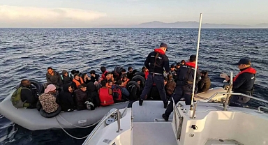 Muğla'da 42 düzensiz göçmen kurtarıldı
