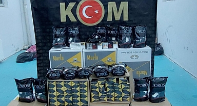 Siirt'te 115 bin adet makaron ve 60 bin adet sigara filtresi ele geçirildi