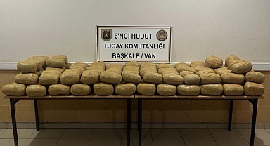 Sınırda 143 kilogram uyuşturucu ele geçirdi