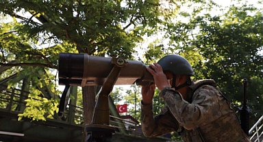 Suriye sınırında 18 kişi yakalandı