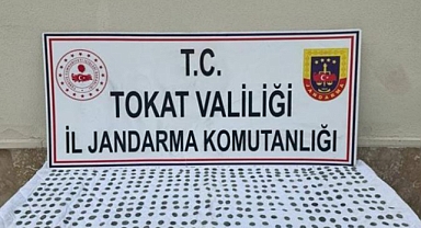 Tokat'ta tarihi eser operasyonu: 2 gözaltı