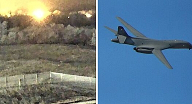 ABD'de bombardıman uçağı düştü
