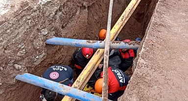 Ağrı'da kazı çalışması esnasında göçük: 1 işçi hayatını kaybetti
