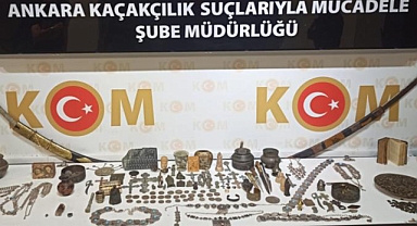 Ankara'da tarihi eser operasyonu