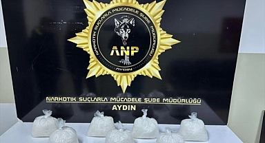 Aydın'da 12 kilogram sentetik uyuşturucu ele geçirildi