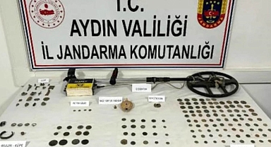 Aydın'da 160 tarihi sikke ele geçirildi