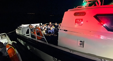 Çanakkale açıklarında düzensiz göçmen hareketliliği