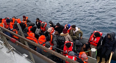 Çanakkale'de 40 düzensiz göçmen yakalandı