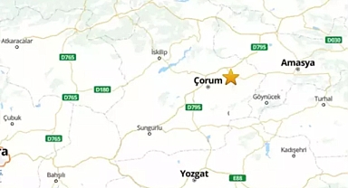 Çorum'da 4,2 büyüklüğünde deprem