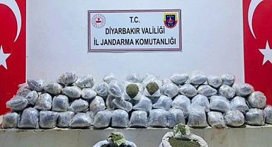 Diyarbakır'da 9 ton kubar esrar ele geçirildi