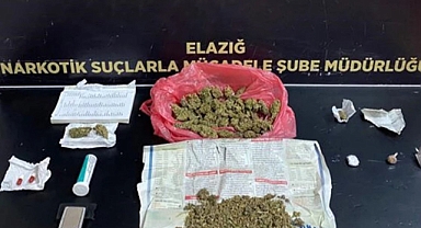 Elazığ'da uyuşturucu operasyonu: 4 gözaltı